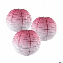 Best Pirce β€οΈ Ombre Hanging Paper Lanterns - 3 Pc. π₯