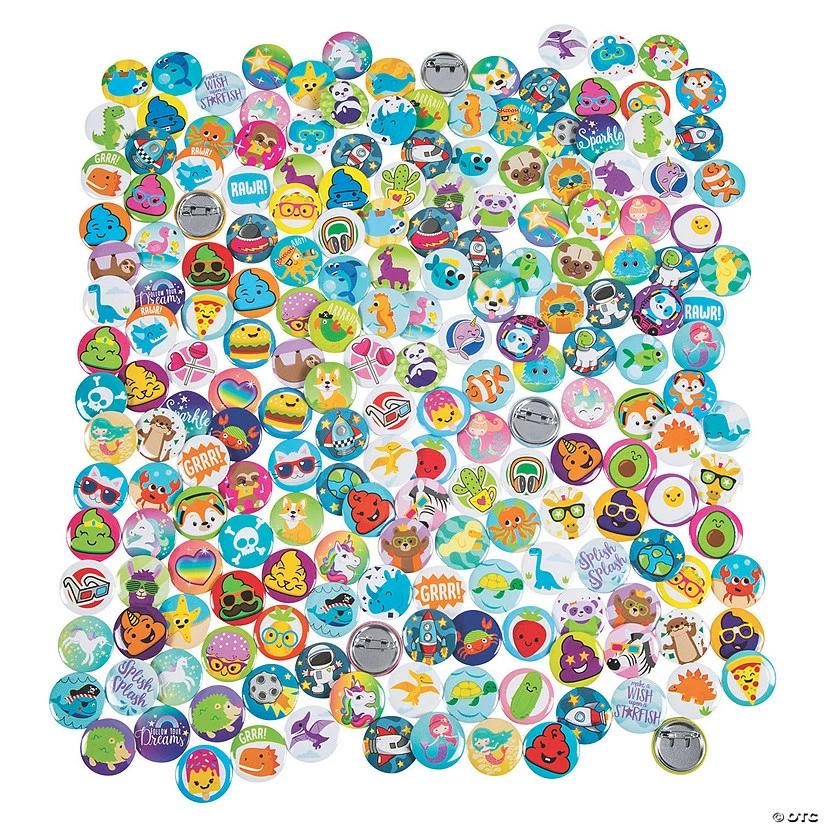 Outlet ๐ฅ Bulk Mega Fun Mini Button Assortment - 200 Pc. โ - Image 2