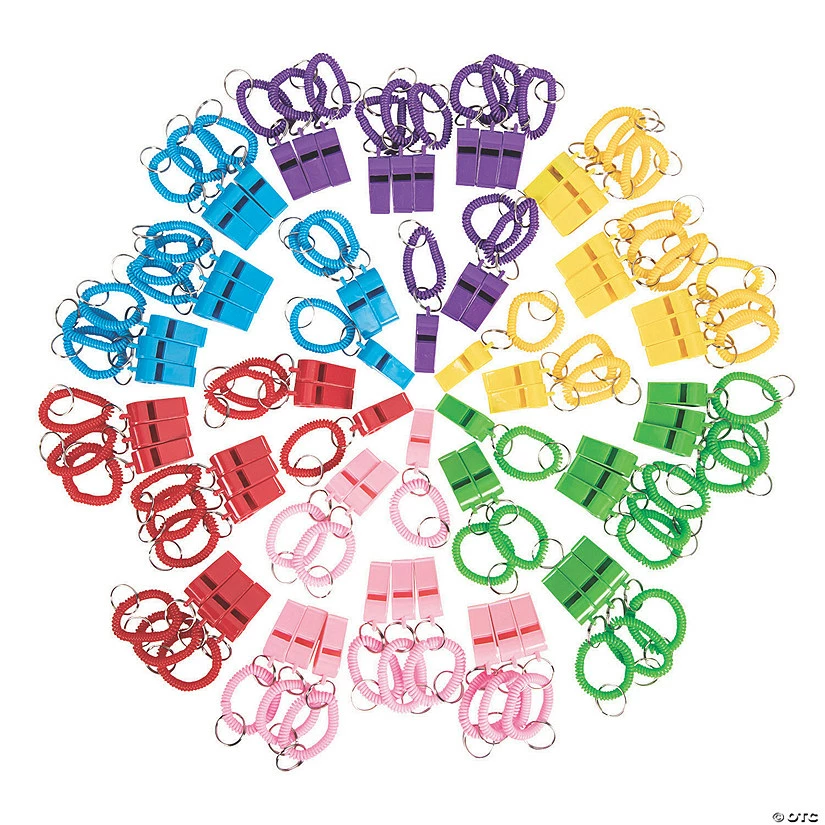 Best reviews of 👏 Bulk Whistle Expandable Keychains - 72 Pc. ❤️ - Image 2