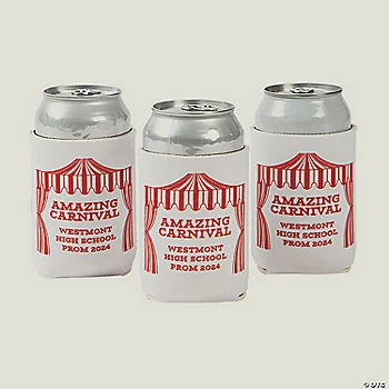 Discount ๐ฅฐ Personalized Carnival Can Coolers ๐