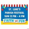 Best Sale ⭐ Personalized Church Carnival Yard Sign 🔔