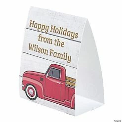Deals 😍 Personalized Vintage Truck Table Tents - 12 Pc. 😍