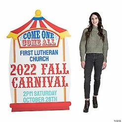 Buy 🧨 Personalized Carnival Sign Cardboard Stand-Up 🛒