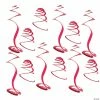 Best deal ⌛ Solid Color Hanging Swirl Decorations - 12 Pc. 👍