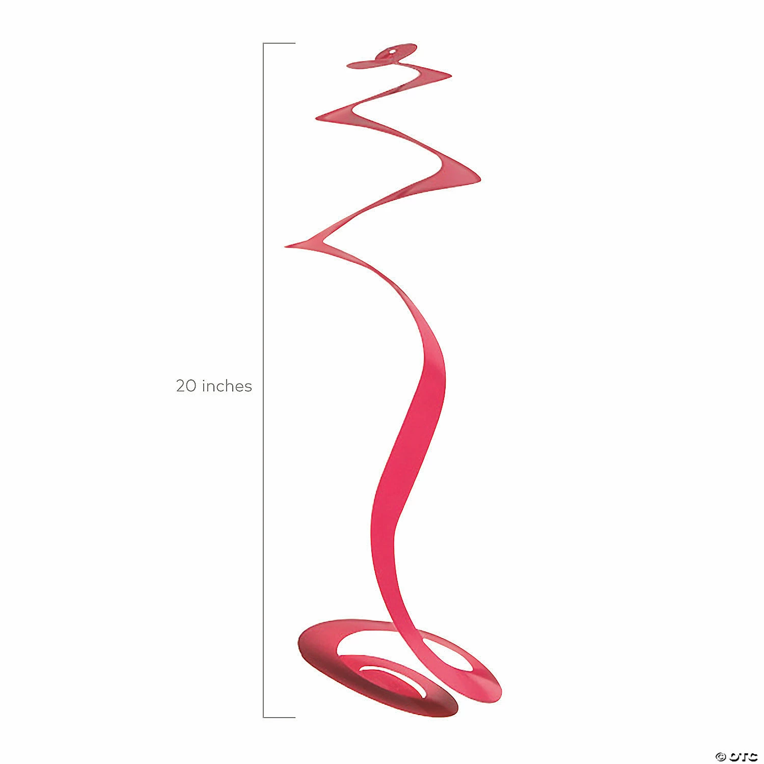 Best deal β Solid Color Hanging Swirl Decorations - 12 Pc. π - Image 2