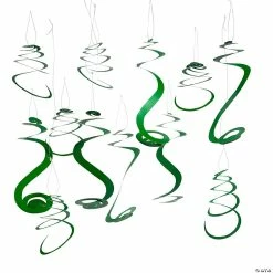 Deals π₯° Solid Color Hanging Swirl Decorations - 12 Pc. π§¨