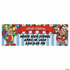 Wholesale 🎉 Big Top Carnival Custom Banner - Large 🎁