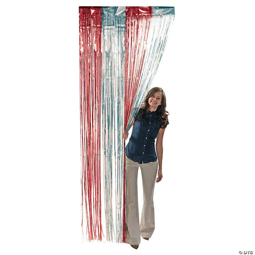 Outlet π Metallic Fringe Door Curtains π - Image 2