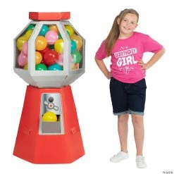 Cheap ๐งจ 3D Gumball Machine Cardboard Stand-Up โจ