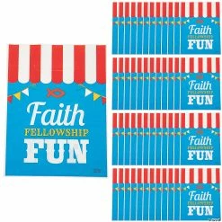 Deals π 7" x 9 1/2" Bulk Medium Church Carnival Plastic Treat Bags - 50 Pc. π
