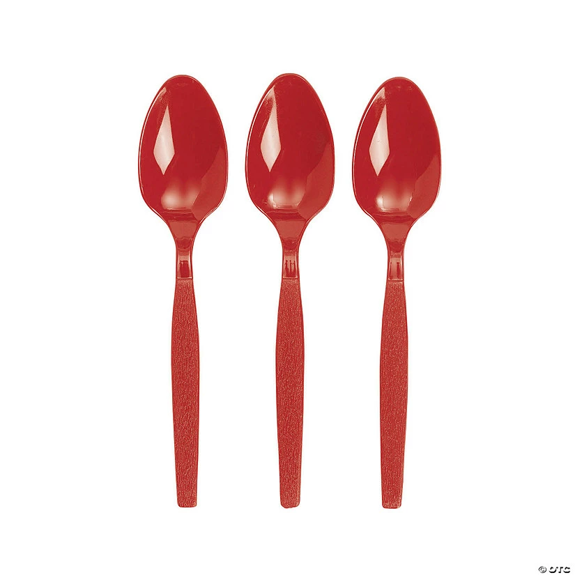 Wholesale ๐ Bulk Solid Color Plastic Spoons - 50 Ct. ๐ฏ - Image 2