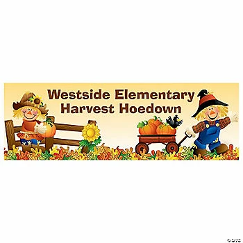 Hot Sale 🎁 Harvest Hoedown Fall Custom Banner - Medium 🛒