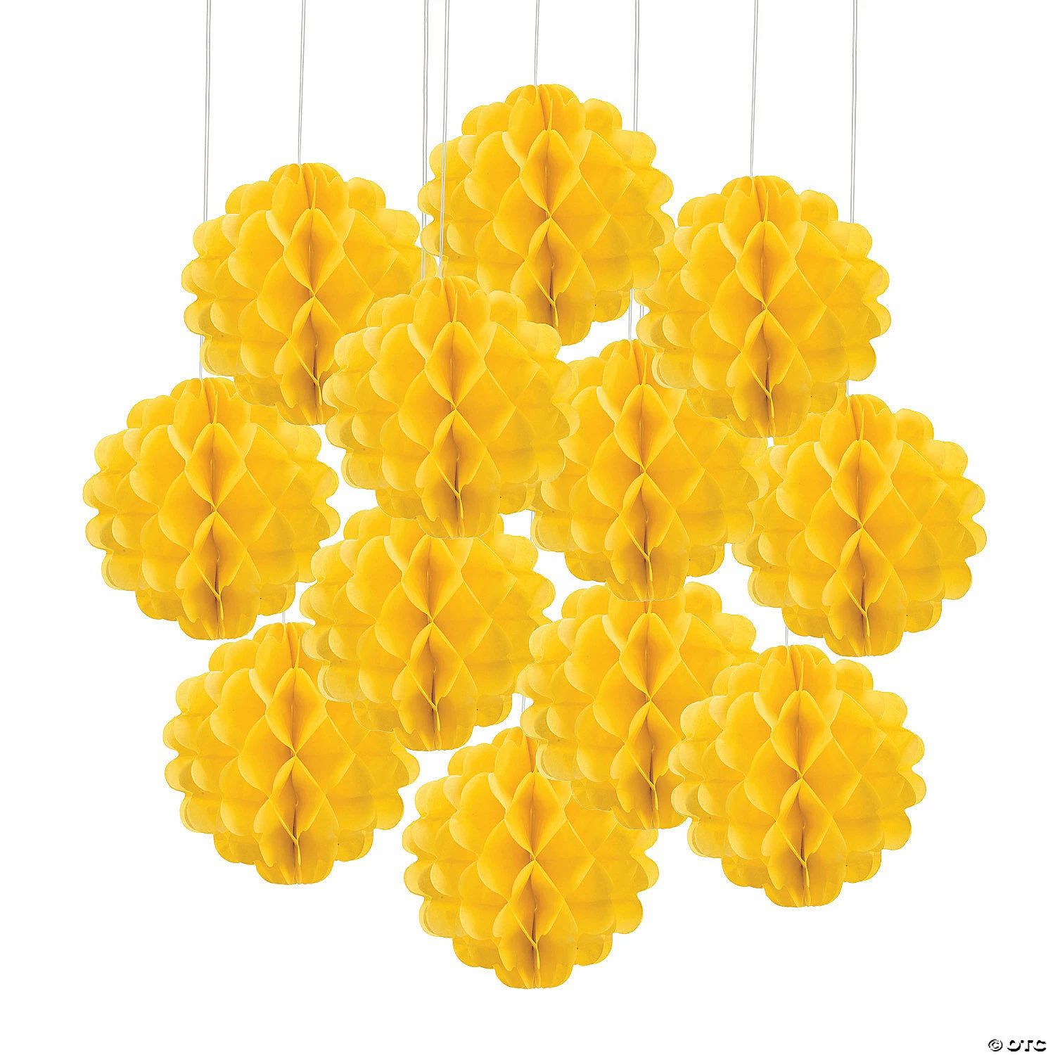 Cheapest ๐ Hanging Tissue Paper Balls - 12 Pc. ๐ฏ