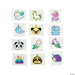 Best Pirce 🔥 Anicorn Temporary Tattoos - 72 Pc. 🔔