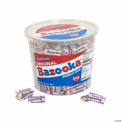 New 🛒 Bazooka® Bubble Gum Tub - 225 Pc. 😍