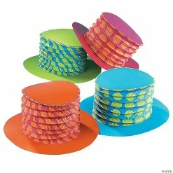 Best reviews of π Bright Accordion Top Hats - 12 Pc. βοΈ