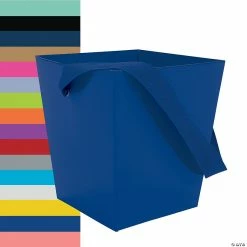 Budget π Buckets With Ribbon Handle - 6 Pc. π