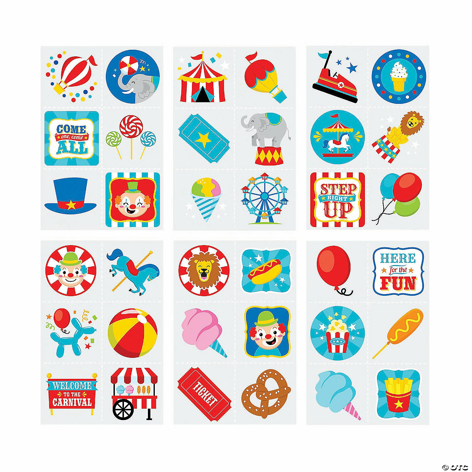 Best Sale ๐ Bulk Carnival Temporary Tattoo Assortment - 360 Pc. ๐