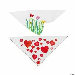 Flash Sale π₯ Bulk DIY White Bandanas - 48 Pc. π