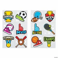 Hot Sale 🎁 Bulk Sports Icon Temporary Tattoo Assortment - 360 Pc. ✨