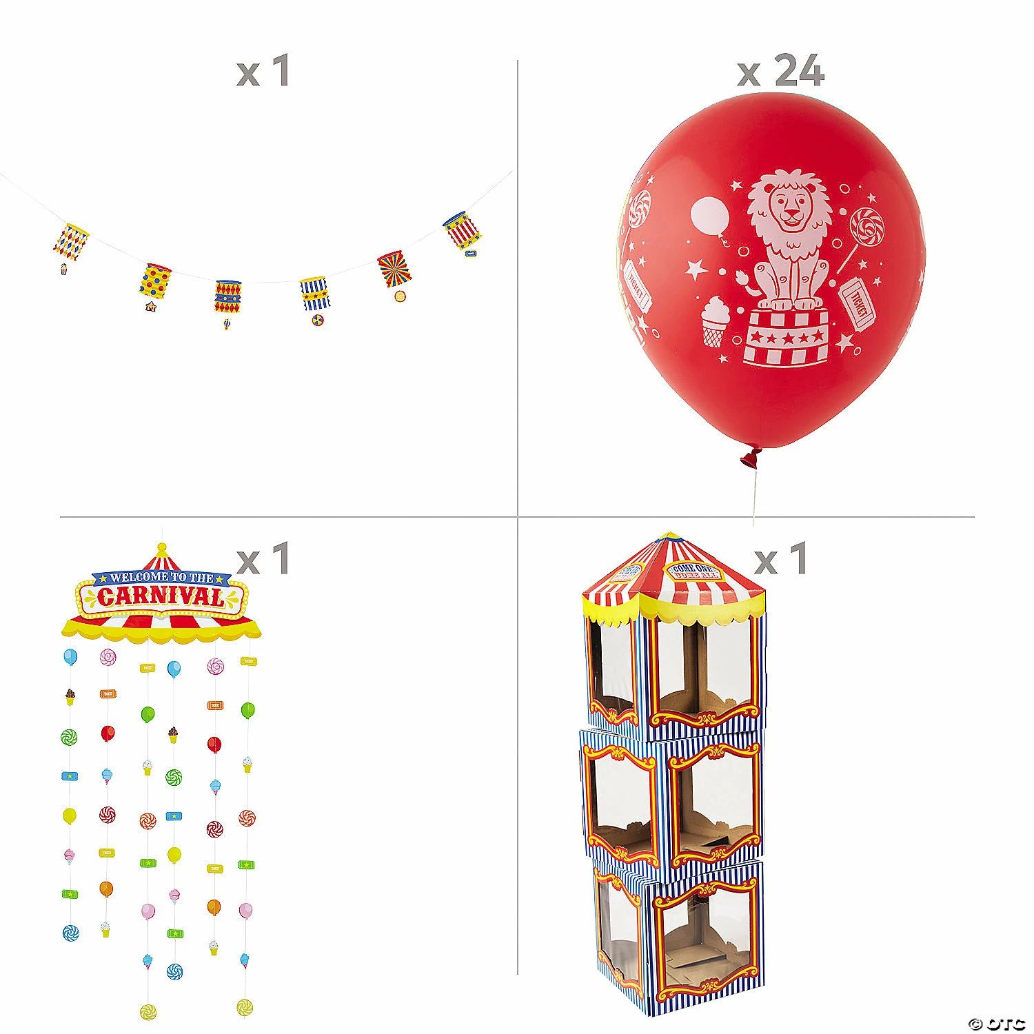 Best reviews of 🔥 Carnival Party Decorating Kit - 29 Pc. ✔️ - Image 2