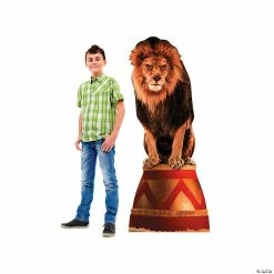 Promo 😍 Circus Lion Cardboard Stand-Up 👍
