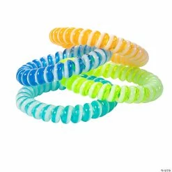 Hot Sale π Colorful Stretchy Phone Cord Bracelets - 12 Pc. π§¨