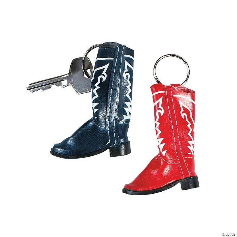 Best Pirce π Cowboy Boot Keychains - 12 Pc. π