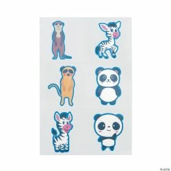 Top 10 π₯ Cute Animals Temporary Tattoos - 72 Pc. π