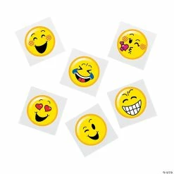 Best reviews of ⭐ Emoji Temporary Tattoo Assortment - 72 Pc. 👏