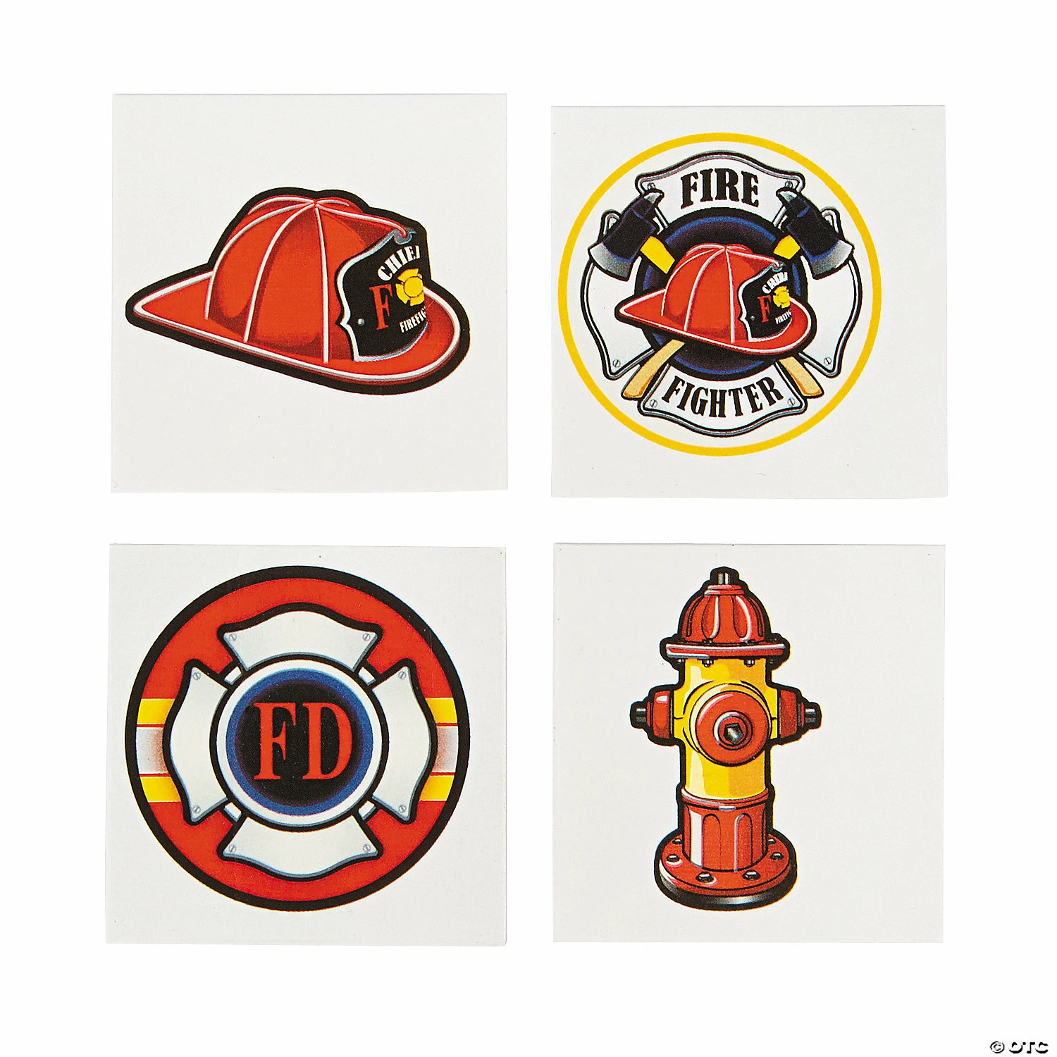 Flash Sale ๐ฅฐ Firefighter Temporary Tattoos - 72 Pc. โ๏ธ
