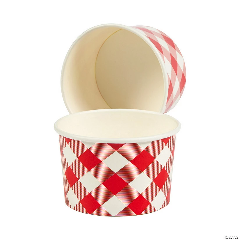 Buy π₯° Gingham Paper Chili Bowls- 12 Ct. π