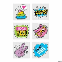 Buy π― Girl Squad Party Temporary Tattoos - 72 Pc. β€οΈ