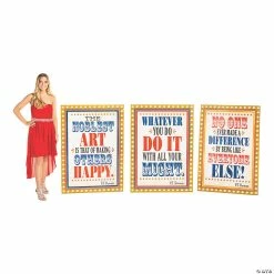 Flash Sale ❤️ Greatest Circus Theme Cardboard Stand-Ups - 3 Pc. 💯