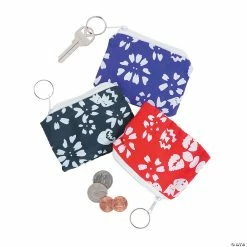 Top 10 π Hibiscus Coin Purse Keychains - 12 Pc. π