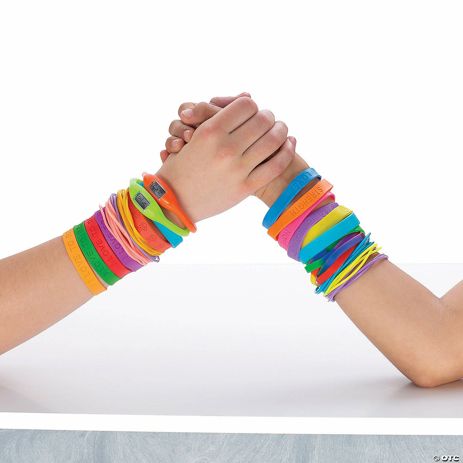 Best deal β¨ Inspirational Sayings Rubber Bracelets - 24 Pc. π - Image 2