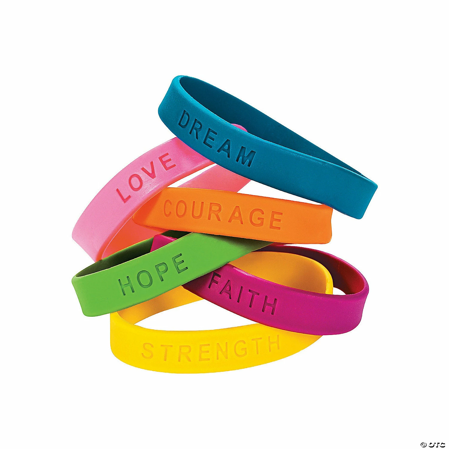 Best deal β¨ Inspirational Sayings Rubber Bracelets - 24 Pc. π