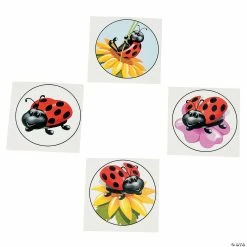 Promo 😉 Ladybug Temporary Tattoos - 72 Pc. 🎉