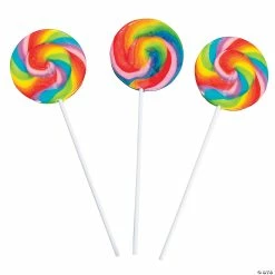 Brand new ๐ Large Cherry Flavored Swirl Lollipops - 12 Pc. ๐