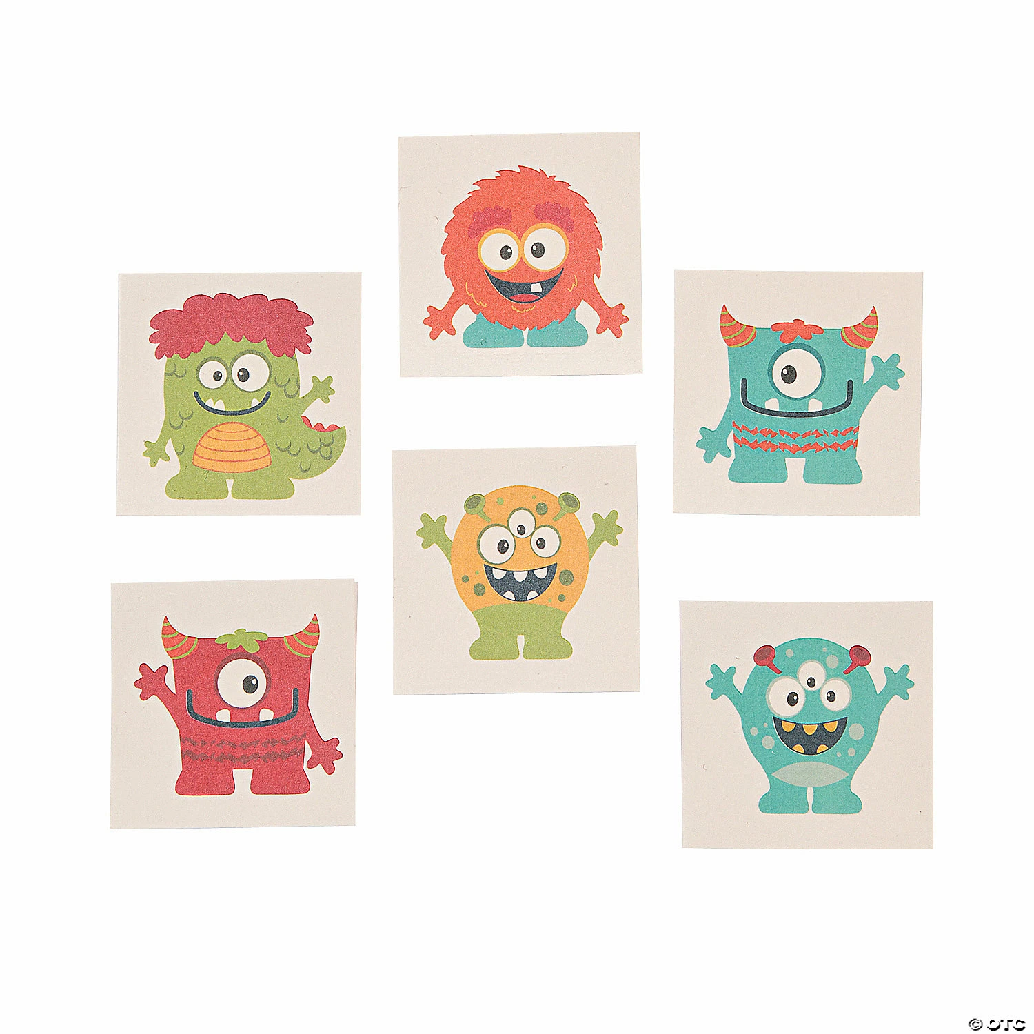 New ๐ฅฐ Mini Monster Temporary Tattoos - 72 Pc. ๐ฅ