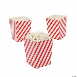 Best reviews of π Mini Striped Popcorn Boxes - 24 Pc. β€οΈ
