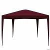 Coupon 🧨 Northlight 10' x 10' Burgundy Pop-Up Outdoor Canopy Gazebo 🎁