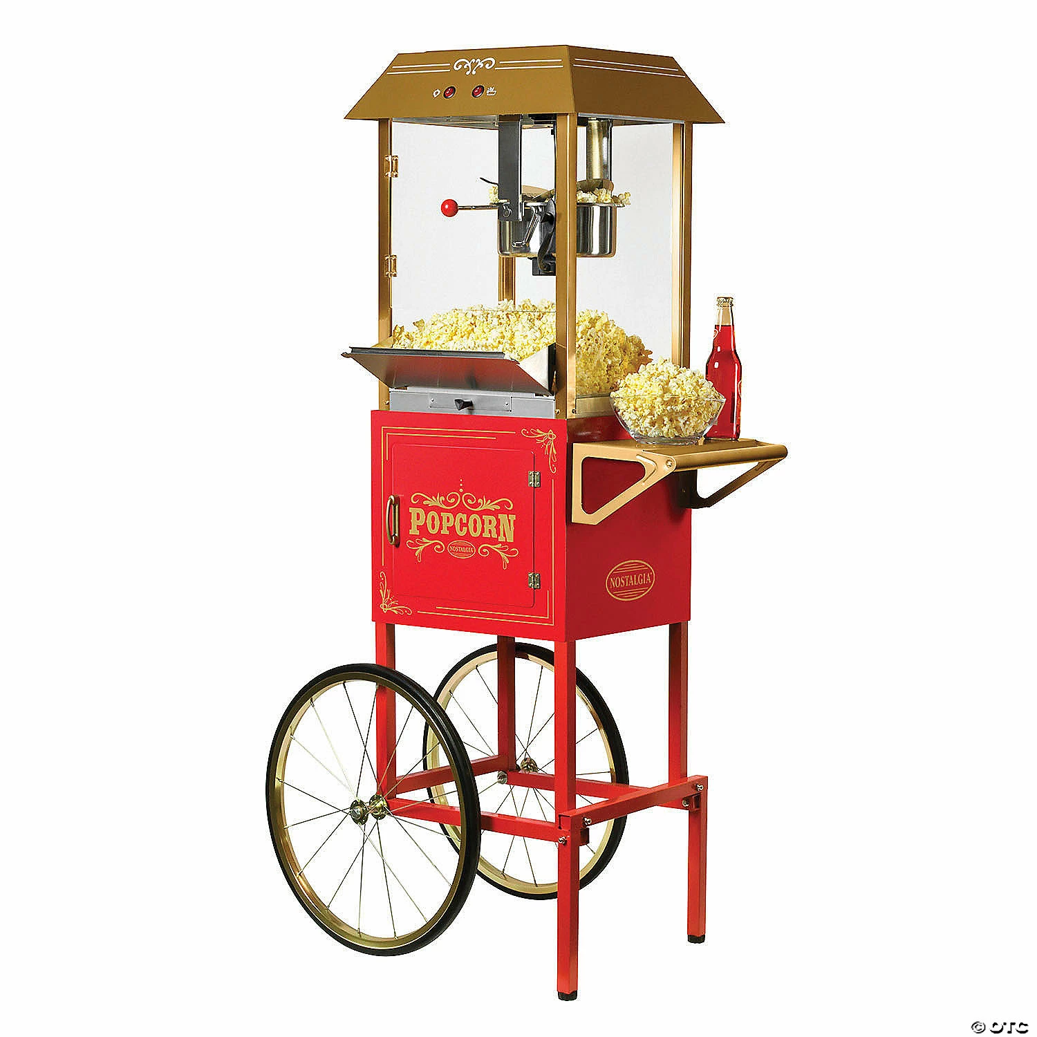 Deals βοΈ Nostalgia 59" Vintage 10-Ounce Popcorn Cart - Red π₯°