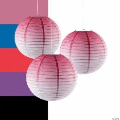Deals π€© Ombre Hanging Paper Lanterns - 3 Pc. β