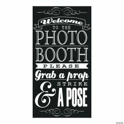 Best deal ❤️ Photo Booth Instructions Wall Decoration 💯