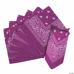Deals ✔️ Solid Color Bandanas - 12 Pc. 🎉