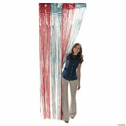 Outlet π Metallic Fringe Door Curtains π