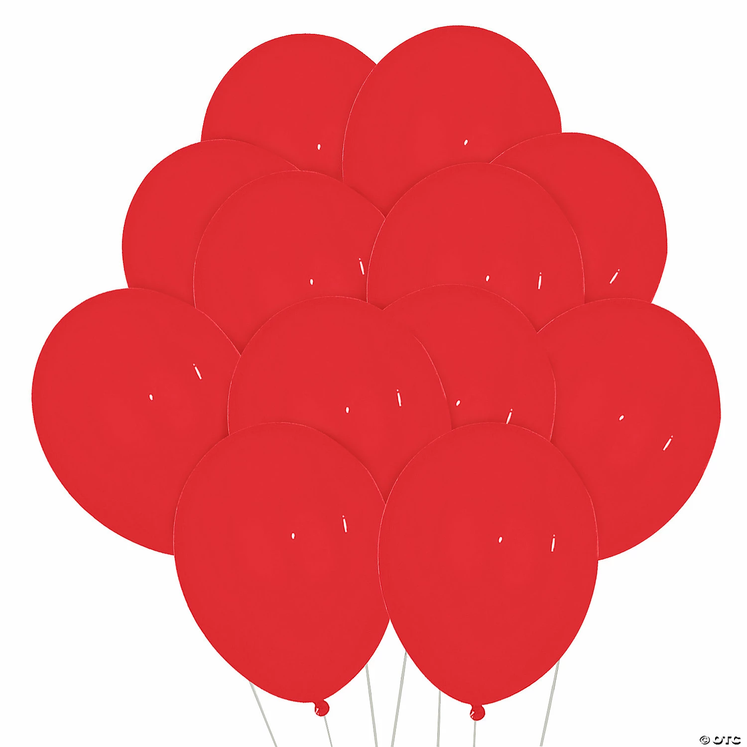 Promo 👏 Ruby Red 11" Latex Balloons - 12 Pc. 🌟