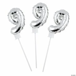 Deals 🔔 Self-Inflating Number 9 6" Mylar Balloons - 6 Pc. 👍
