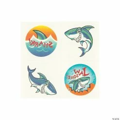 Best Sale 💯 Shark Temporary Tattoos - 72 Pc. 🤩